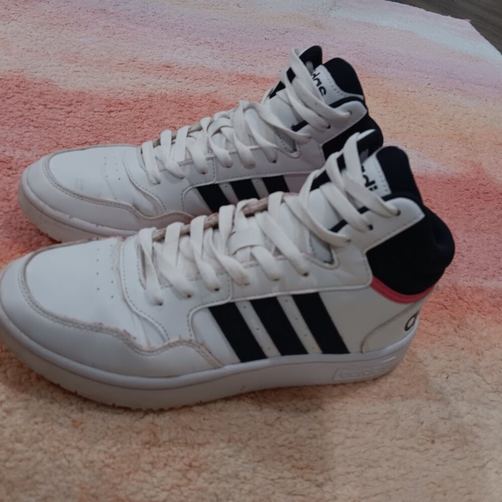 Womans Adida High top sneakers / pink / white / Size 8 - Picture 8 of 11